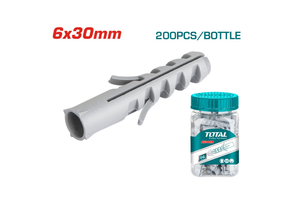 Дюбель 6x30мм в упаковке 200шт. WJSP0603011 TOTAL