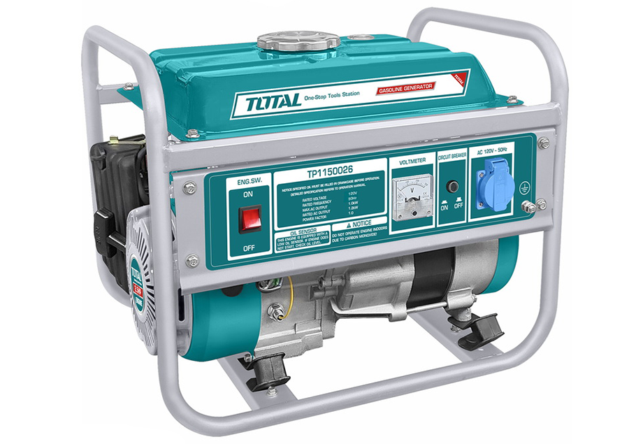Генератор бензиновый 1200 Вт  TOTAL TP1150026