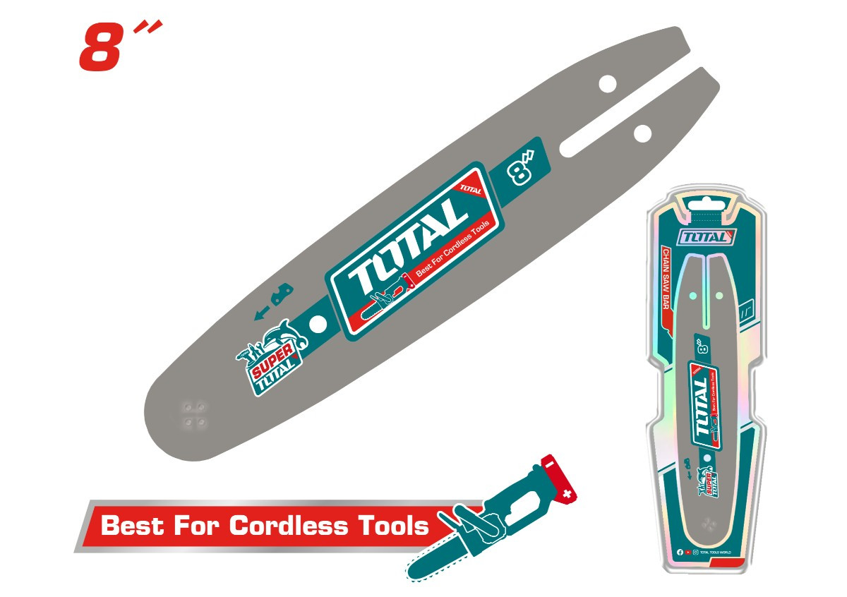 Շղթայավոր սղոցի քանոն 8 TOTAL  TGTSB50801