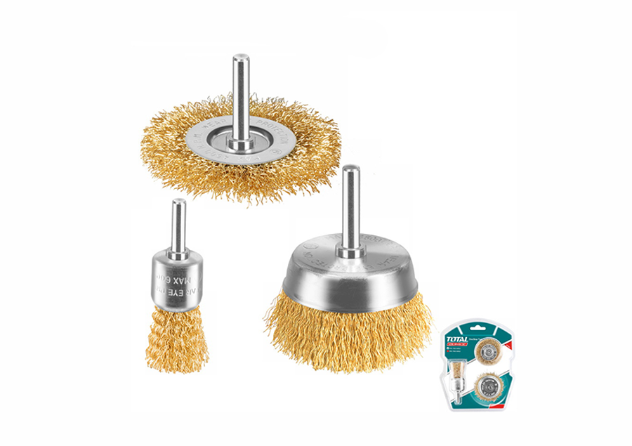 Набор проволочных щеток 3шт TOTAL TAC310031