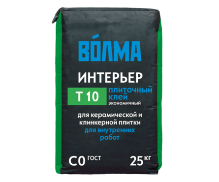 Սալիկի սոսինձ 25կգ T10  Волма