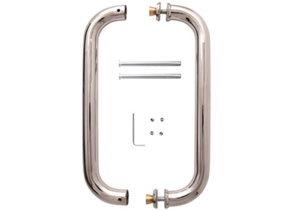 Ручка для стеклянной двери HC-0901-25/300-INOX-NI Avers