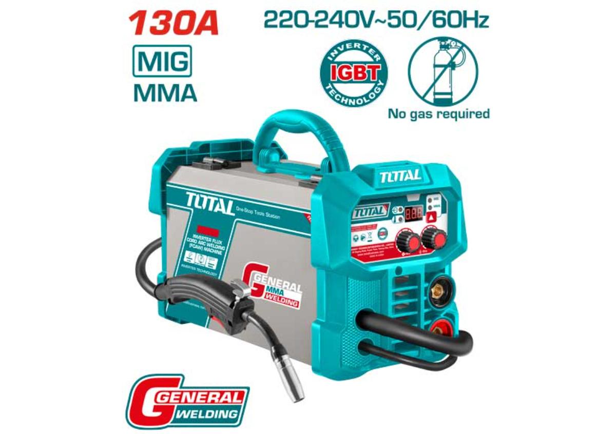 Եռակցման կիսաավտոմատ-ինվերտոր (FCAW) 130Ա TOTAL TFC13018